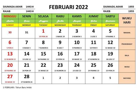 Tanggal 16 Februari 2022 Hari Apa? Memperingati Apa? Cek Selengkapnya ...