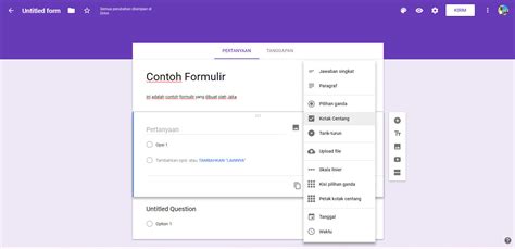 Cara Membuat Google Form Hanya Dalam 5 Menit! (UPDATE) - JalanTikus.com