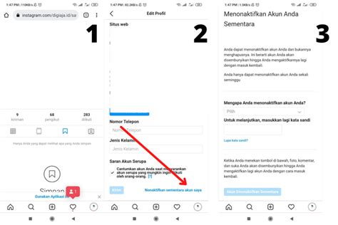 Foto : Cara Menonaktifkan Akun Instagram Sementara di Android Halaman 2