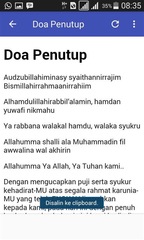 DOA PENUTUP ACARA for Android - APK Download