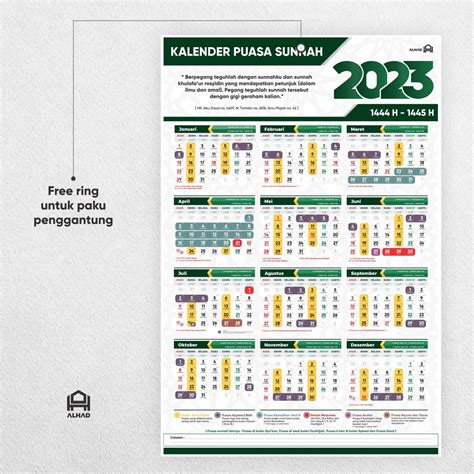 Jual Kalender Puasa 2023 I Komplit I Ukuran A3+ I A01 | Shopee Indonesia
