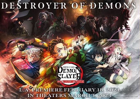 Demon Slayer: Kimetsu No Yaiba Swordsmith Village Arc Hits April 2023
