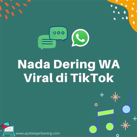 Nada Dering WA Chagiya Viral di TikTok Download Disini