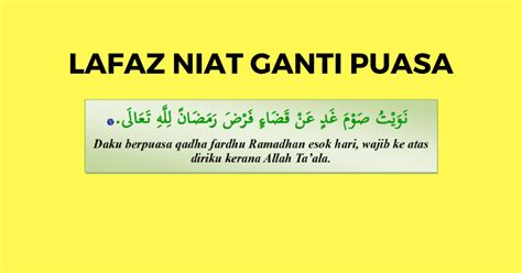 Doa Niat Bayar Fidyah Puasa - Dakwah Islami