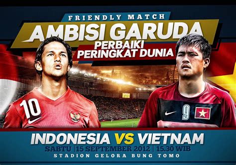 Prediksi Skor Indonesia vs Vietnam 15 September 2012