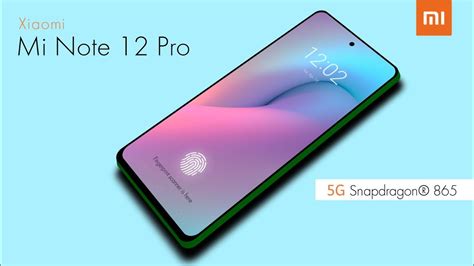Xiaomi Mi Note 12 Pro Snapdragon 865, 108MP camera and specifications ...